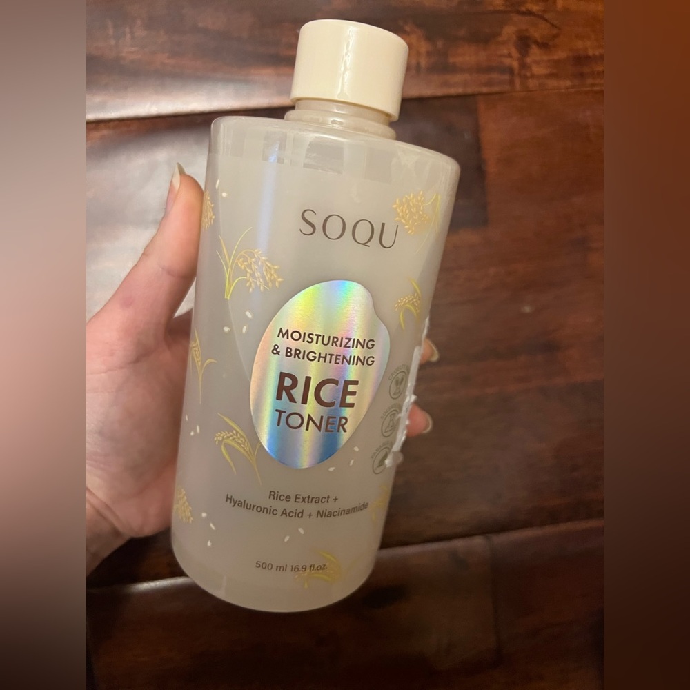 SOQU K-BEAUTY Moisturizing & Brightening Rice Toner  New